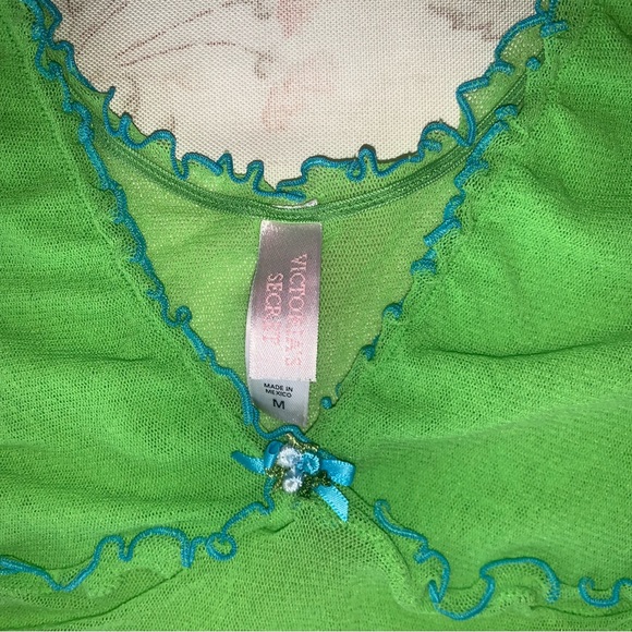 Victoria’s Secret Mesh Green Cami - Picture 4 of 5